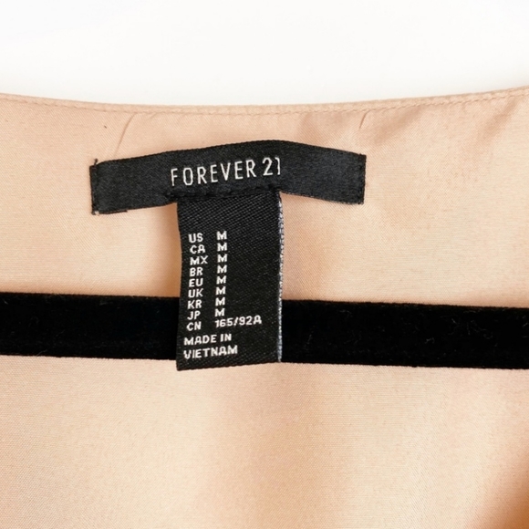 Forever 21 | Blush V Neck A-line Flowy Dress - Picture 4 of 5